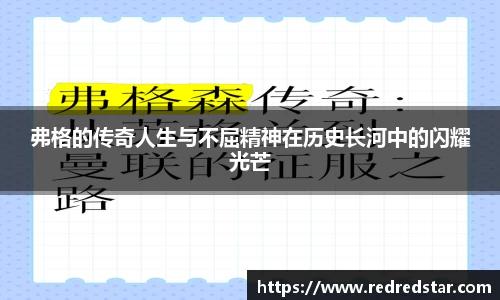 弗格的传奇人生与不屈精神在历史长河中的闪耀光芒